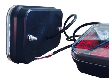 Светодиодный задний комбинированный фонарь FT-270 12В для прицепа-эвакуатора, набор из 6 функций