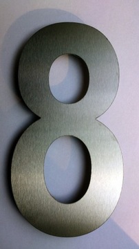 Numer cyfra na dom wys. 20 cm, literka 15cm Arial