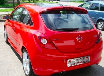 Opel Corsa D 3D - Спойлер козырька OPC