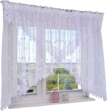 Firana gotowa z markizety 400x160 cm gipiura