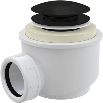 Сифон для душа CLIK/CLAK, черный матовый