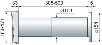 Воздухоотводчик круглый Фильтр ВЕНТС ПС 101