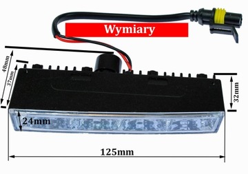 ДНЕВНЫЕ ФОНАРИ ДНЕВНОГО ВРЕМЕНИ DRL HP 540 PRO STRONG ALUMINIUM DURABLE ДЛЯ МАСТЕРСКИХ