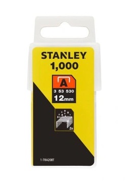 12mm Zszywki Typ A 1000szt. 1-TRA208 T1 STANLEY
