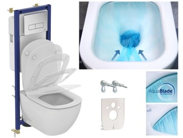 6w1 IDEAL STANDARD STELAŻ +MISKA WC TESI AQUABLADE