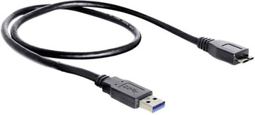 Kabel 0,5m USB3.0 microUSB-B do dysku zewnętrznego