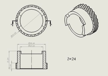 улитка Honda XL-600V Transalp 1997-1999 гг.