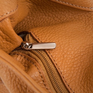 СУМКА ИЗ ИТАЛЬЯНСКОЙ КРАСНОЙ ВЕРБЛЮЖЬЕЙ КОЖИ VERA PELLE КОЖАНАЯ СУМКА-ШОППЕР