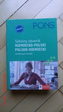 Szkolny słownik NIemiecko polski polsko niemiecki