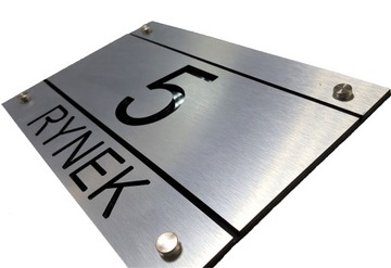 Табличка ДОМ АДРЕС НОМЕР 30х20см