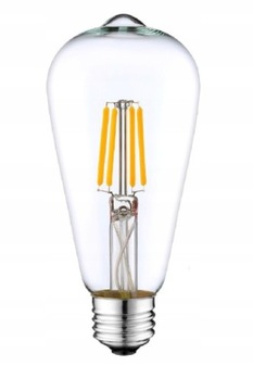 Żarówka LED E27 14W ST64 filament retro 24056