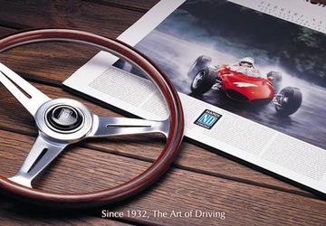 Оригинальный деревянный руль Nardi Classic, черный