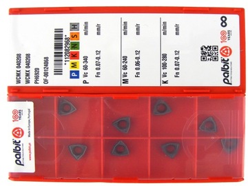 Płytki wieloostrzowe WCMX 040208 PH6920 do wierteł