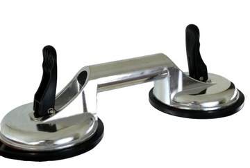 HANDLE алюминиевая двойная присоска для стекла