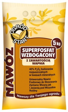 Superfosfat wzbogacony z wapniem fosforem 5kg