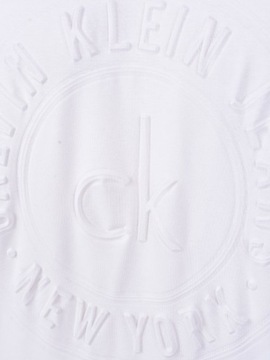 CALVIN KLEIN koszulka t-shirt biała bawełna L