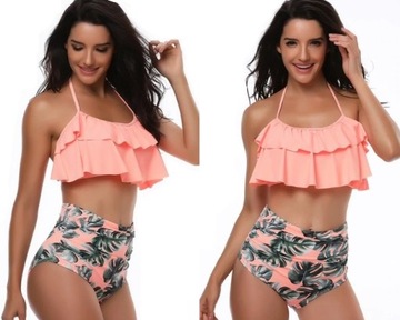 STRÓJ KĄPIELOWY PUSH UP BIKINI WYSOKI STAN / S