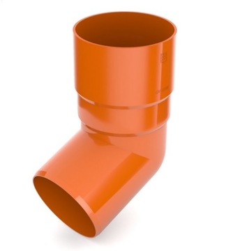 kolano do rura rury 63mm Bryza CEGŁA CEGLASTY