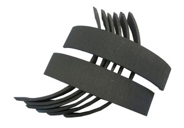 ŻUK NYSA WARSZAWARAK OKŁADZINA SZCZĘKA HAMULCA HAMULCOWA 295X50X5 ZA 8 SZT.