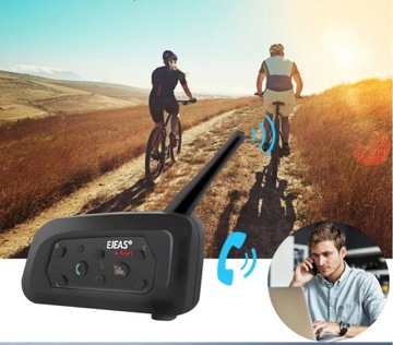 ИНТЕРКОМ МОТОЦИКЛ EJEAS V6 PRO 1200M 6 ЧЕЛОВЕК 2 ШЛЕМ