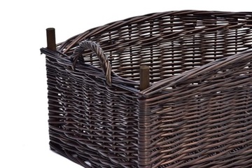 Kosz na drewno KOMINEK kominkowy 60cm B. SOLIDNY