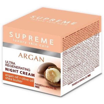 KREM REGENERUJĄCY NA NOC Z OLEJEM ARGANOWYM 50ml