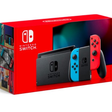 NINTENDO SWITCH 2019 НЕОН + ЧЕХОЛ + POKEMON LETS GO