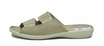 ADANEX 23893 KLAPKI DAMSKIE BIO NATURAL r.37