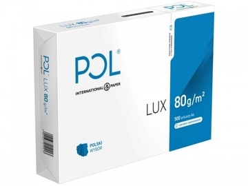 БУМАГА А4 POL LUX 80G БЕЛАЯ POLLUX