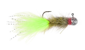 JIG Kogut Dragon 2,5g hak 2 OLIVE-GREEN