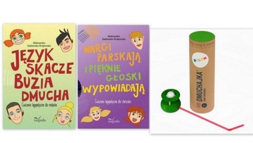 Język skacze BUZIA DMUCHA+Wargi parskają+DMUCHAJKA