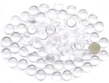 BEZBARWNE PASTYLKI AKRYL IDEALNIE CLEAR 85 SZT KPL