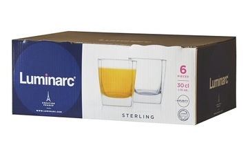 LUMINARC komplet 6 szklanek STERLING 300 ml W-wa
