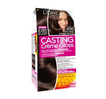 Loreal Casting creme gloss 300 ciemny brąz