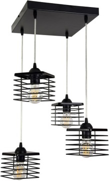 LAMPA SUFITOWA PLAFON ŻYRANDOL LOFT EDISON LED