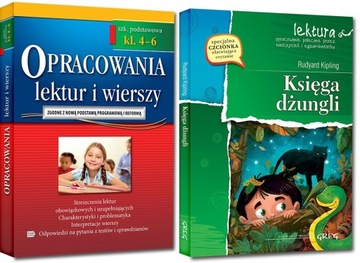 KSIĘGA DŻUNGLI + OPRACOWANIA LEKTUR 4-6 LEKTURA