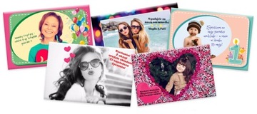 10x FOTO-MAGNES zdjęcie na lodówkę PREZENT 9x6cm