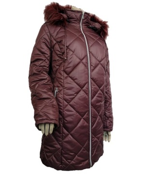 KURTKA ZIMOWA OCIEPLANA PŁASZCZ PIKOWANY 5XL 60 62