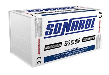 STYROPIAN EPS 80 0,36 BIAŁY SUPER FASADA I PODŁOGA