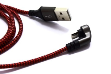 КАБЕЛЬ MICRO USB УГОЛ 180 ГРАДУСОВ 1,5 М БЫСТРАЯ ЗАРЯДКА
