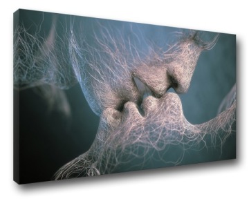 Pocałunek Abstrakt Obraz Reprodukcja Dekoracja HIT