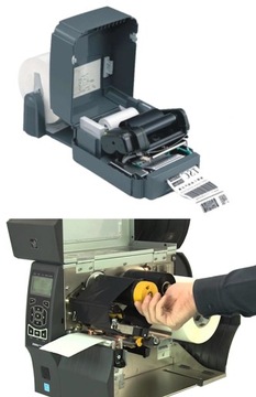 Термотрансферная наклейка RICOH 40 мм/300 черная