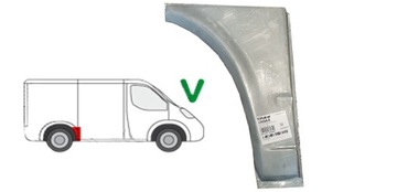 VW T4 90- PROGI PRÓG NADKOLE REPERATURKA BŁOTNIK P