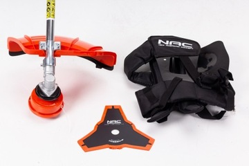 NAC PETROL Кусторез 62 см3 2,6 кВт 42 см ПРОФЕССИОНАЛЬНЫЙ ДИСК + СТРУННАЯ ГОЛОВКА