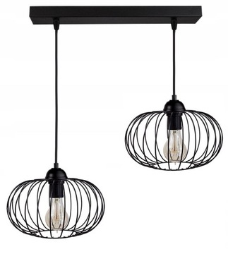 LAMPA WISZĄCA ŻYRANDOL PLAFON RETRO EDISON LED