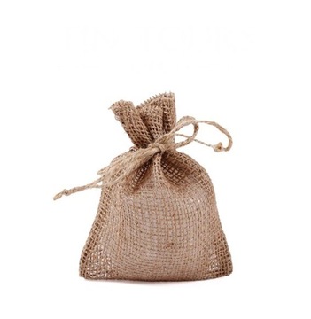 WOREK Z JUTY MAŁY 17x13 cm W04 torebka na prezent