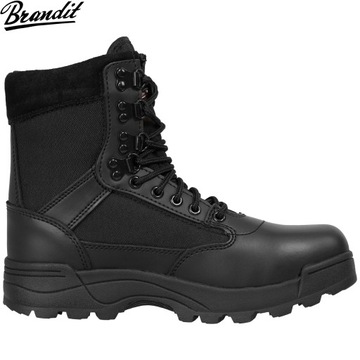 BUTY TAKTYCZNE WOJSKOWE OCHRONA SECURITY BRANDIT Trekkingowe Czarne 50