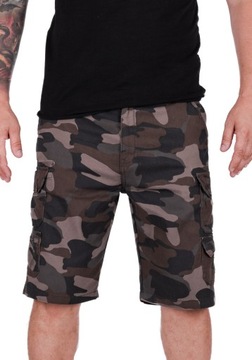 КОРОТКИЕ БРЮКИ ИЗ КАМУФЛЯЖНОГО МАТЕРИАЛА ТАЛИЯ 96 СМ, размер 36