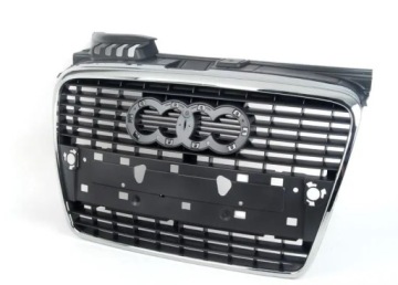 ATRAPA CHŁODNICY GRILL PRZÓD SZARY AUDI A4 B7 ASO