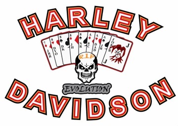 Naklejki Harley Davidson MarlboroMan na bak - DA01